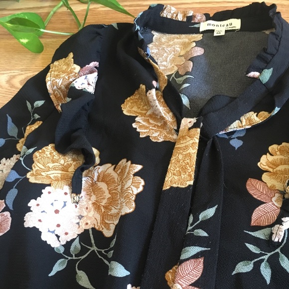 Monteau Floral Top - Picture 2 of 8